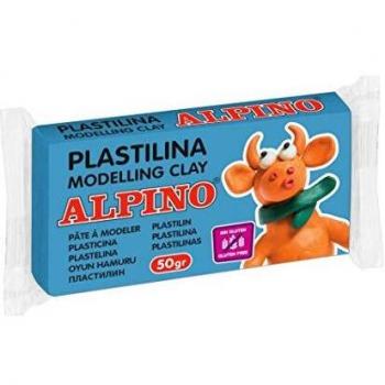 Alpino Plastilina 50 g azul celeste