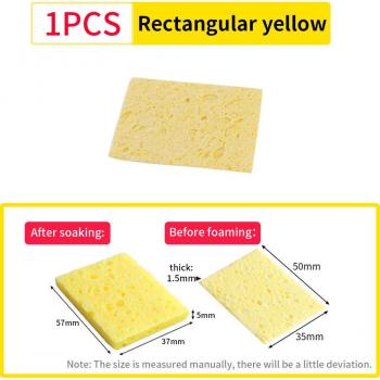LUXIANZI 5PC High-Temperature Cleaner Sponge for Electric Welding