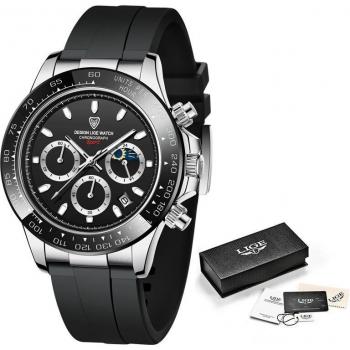 Reloj Analógico LIGE Silicona con Calendario