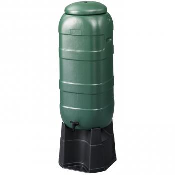 Strata 100 Litre Slim Line Garden Water Butt Set