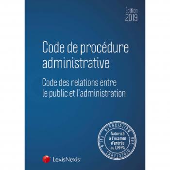 Code de procédure administrative 2019