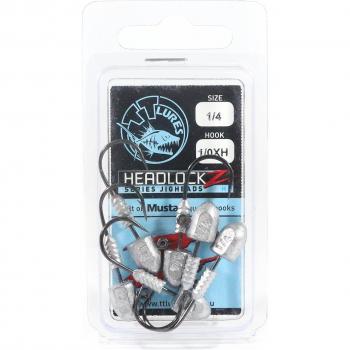 Tackle Tactics 1/4 oz Headlockz HD Jigkopf, 6‑er Set (3115)