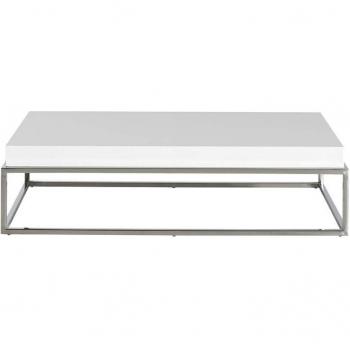 Table Basse Ligne Moderne Blanc