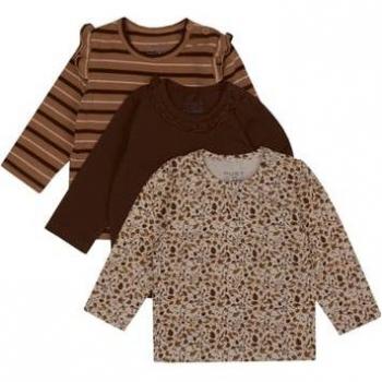 Hust & Claire Langarmshirt 3er Kollektion Alda Rumtraube