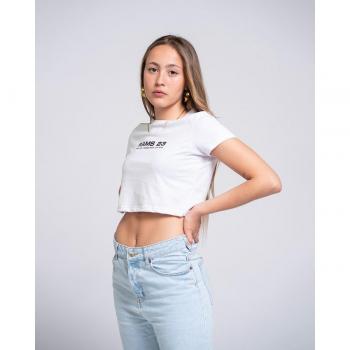 Camiseta blanca RAMS 23 estampada para mujer