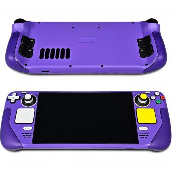 Premium Purple Cube Matte Skin – Steam Deck
