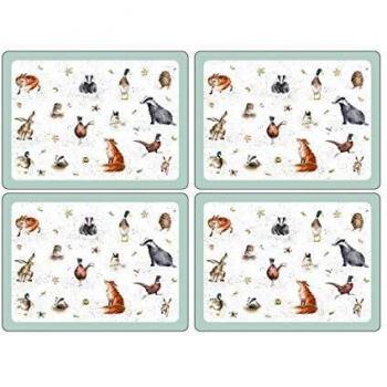 Wrendale Designs 4 Animal Themed Placemats