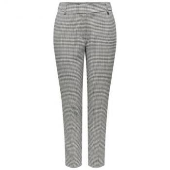 Houndstooth Cropped Jean Pant – XS L32
