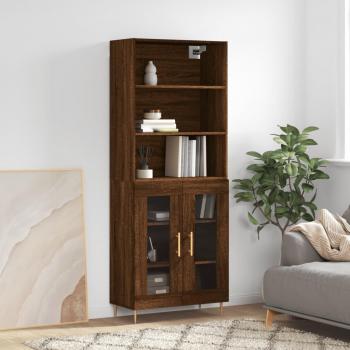 VidaXL Eichen-Optik Hochkommode 69,5x34x180 cm Braun
