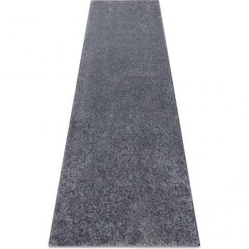 Tapis de couloir uni gris Santa Fe 80x170 cm