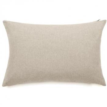 Housse de coussin GALIA 40x60 cm Beige Sable avec zip