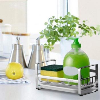 Kitchen Sink Sponge and Soap Organizer