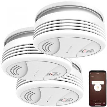 Détecteurs de fumée connectés VisorTech RWM-120.app