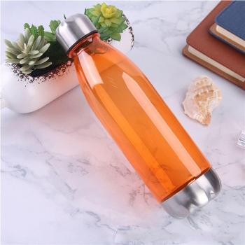 750ml Leakproof Water Bottle Gym Travel Coke Shape Stainless Steel