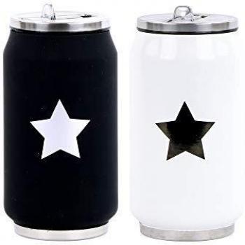 Lata aislante blanca estrella negra 280 ml
