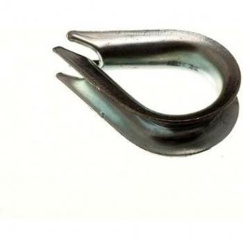 Premium Quality Wire Rope Thimble 12mm 1/2 Inch BZP Zinc Plated Steel