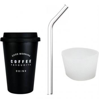 Conjunto de Taza de Café con Taza Adicional
