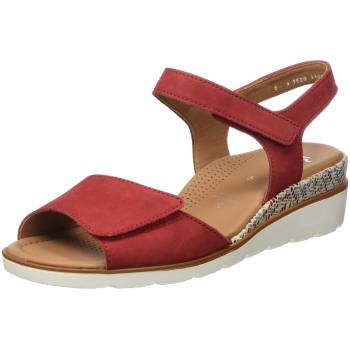 ARA Damen Lugano 1235709 Plateau-Sandale Rot – Größe 39 EU