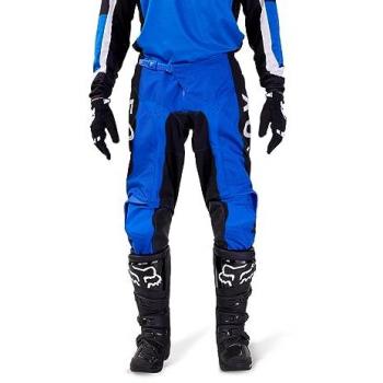 Pantalon de motocross Fox 180 Nitro Noir Blanc Bleu 34