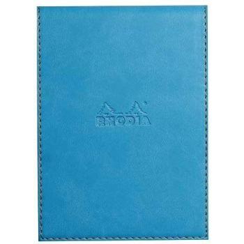 Rhodia Portablocco e Blocco 13 Quadrato Turchese 10,5x14,8 cm