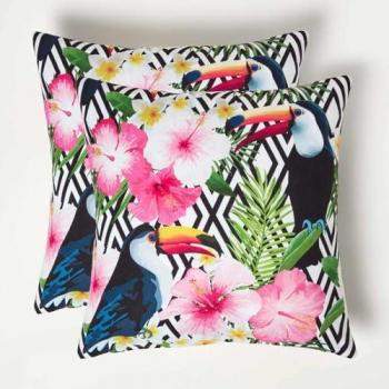Cojín impermeable de jardín tucán 45x45 cm