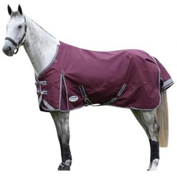 Weatherbeeta Comfitec Plus Dynamic II Standard Neck Lite – Maroon/Grey/White / 6’9 (Outdoor Horse Blanket)