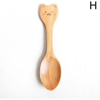 Kids' Cartoon Character Wooden Spoons
