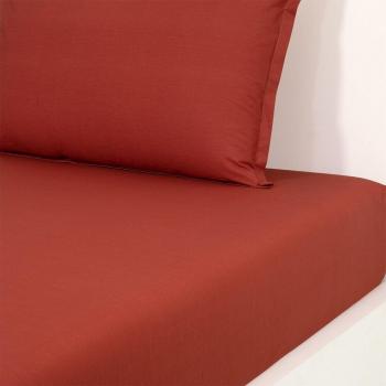 Coton Percale Violet – Drap Housse 90×200, Ligne Olivier Desforges, Collection Alcove Rouge