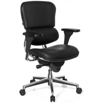 Hjh Office ErgoHuman Base Premium Bürostuhl in Schwarz