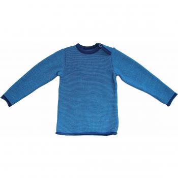 Pull en mélange Disana – Bleu – Taille XX-Large – Fille et Garçon