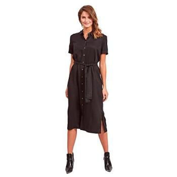 Maniche Corti Tilda Isabella Vestito Nero 34