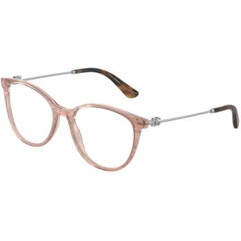 D&G DG3363 3411 Women’s Eyewear in Brown, Size 54 (Frame)