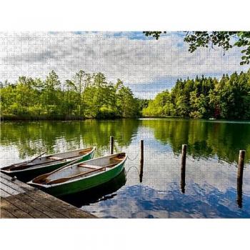 CALVENDO Puzzle Langbürgner See im Chiemgau 1000 Teile Lege-Größe 64 x 48 cm