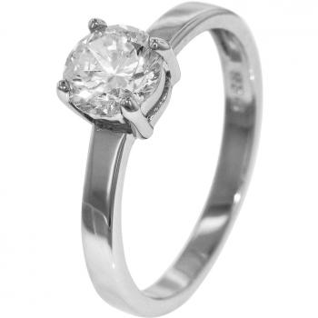 LuxeGold Ring für Damen: 56 mm, Zirkonia, Ref. 51184‑56