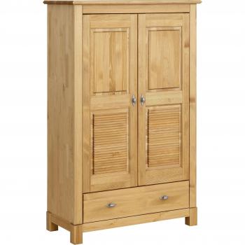 Home Affaire „Rauna“ – Massivholz‑Wäscheschrank – B/H/T ca. 96/155/38 cm