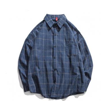 LAPPSTER Men's Button-Up Plaid Shirt