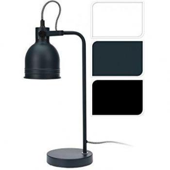 Modernes Tischlicht: Metall mit silber–weißem Finish