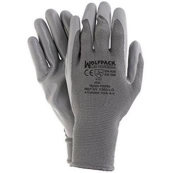 Gants Imprégnés Nitrile/Nylon 8 Wolfpack