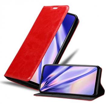 Cadorabo Cover Vivo Y52/Y72 5G – Protezione Magnetica, Stand Integrato – Rosso Mela