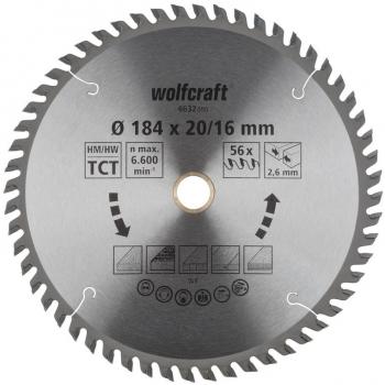 Lamella Manua WolfCraft 184 mm Metallo Duro Arancio