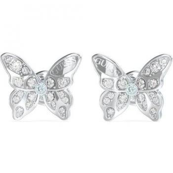 Pendientes Mujer Acero Inoxidable Plateado Circonitas Mariposas Chrysalis JUBE04108JWRHT-U