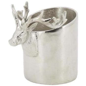 Porte-bouteille en aluminium motif Cerf