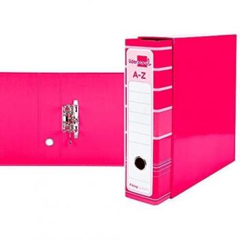 Pasta rosa com caixa Liderpapel
