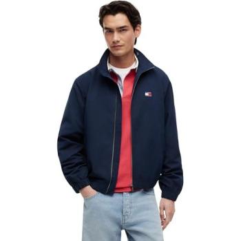 Tommy Jeans Men's 2XL Blue Water‑Repellent Light Jacket with Funnel Collar