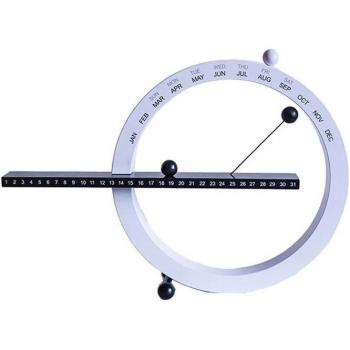 Reloj de Pared con Calendario para Habitaciones Nórdicas