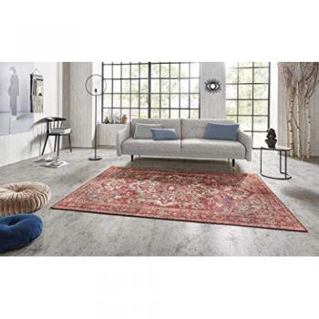 NORTHRUGS Leta Esszimmer‑Teppich – Rot, 200 cm × 290 cm, 5 mm