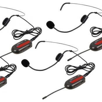 VocoPro Commander-PLAY-4 UHF Wireless Headset System, 902