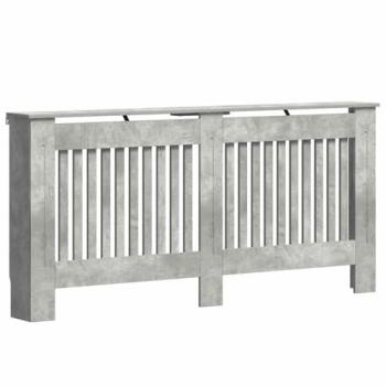 Radiator Shield Grigio Cemento Vidaxl 172 x 19 x 81,5 cm