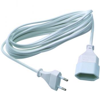 Rallonge 5m 2x0.75mm² blanc