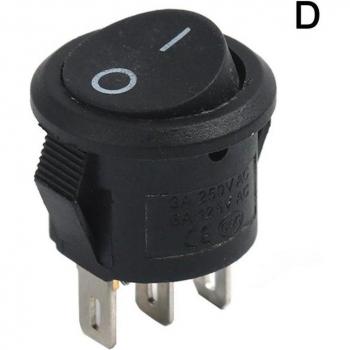 Interruptor KCD1 3 Posiciones Negro 10A 125V